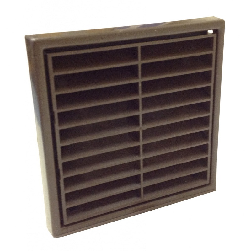 Manrose Fixed Grill 4 – Brown