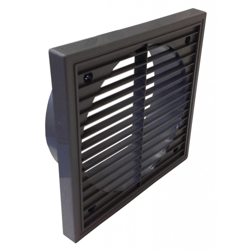 Manrose Fixed Grill + Spigt 6 – Grey