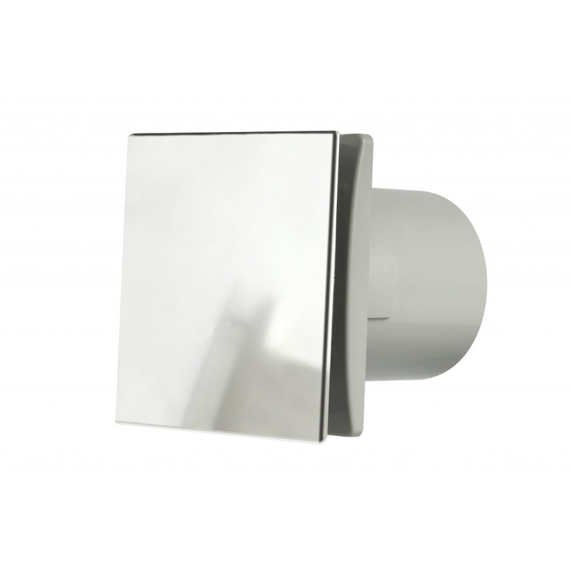 Manrose Tile Fan Adjustable Timer – Chrome