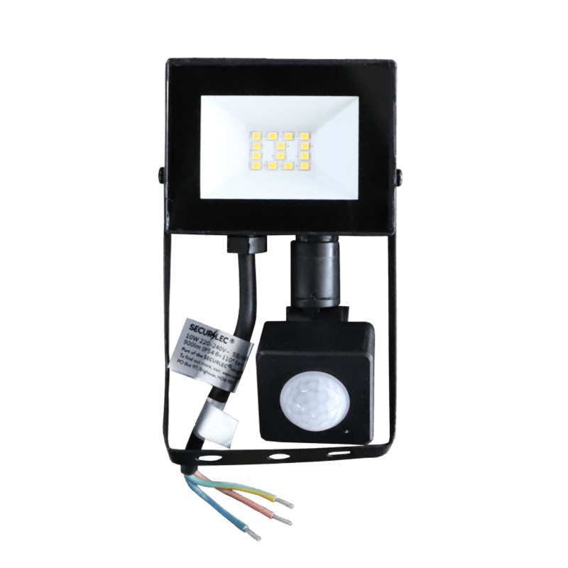 Securlec LED Floodlight With Sensor – 10W
