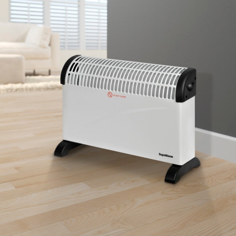 SupaWarm Convector Heater 2000w – Size: 535mm(w)x200mm(d)x385mm(h)