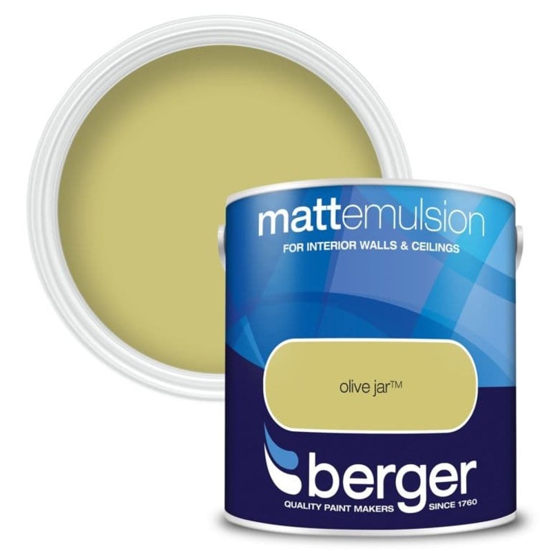 Berger Matt Emulsion 2.5L – Olive Jar