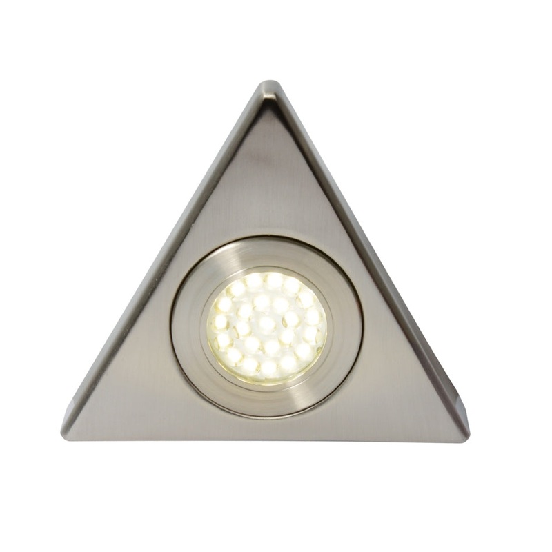 Culina Fonte LED Mains Voltage Triangular Cabinet Light – 3000k Warm White