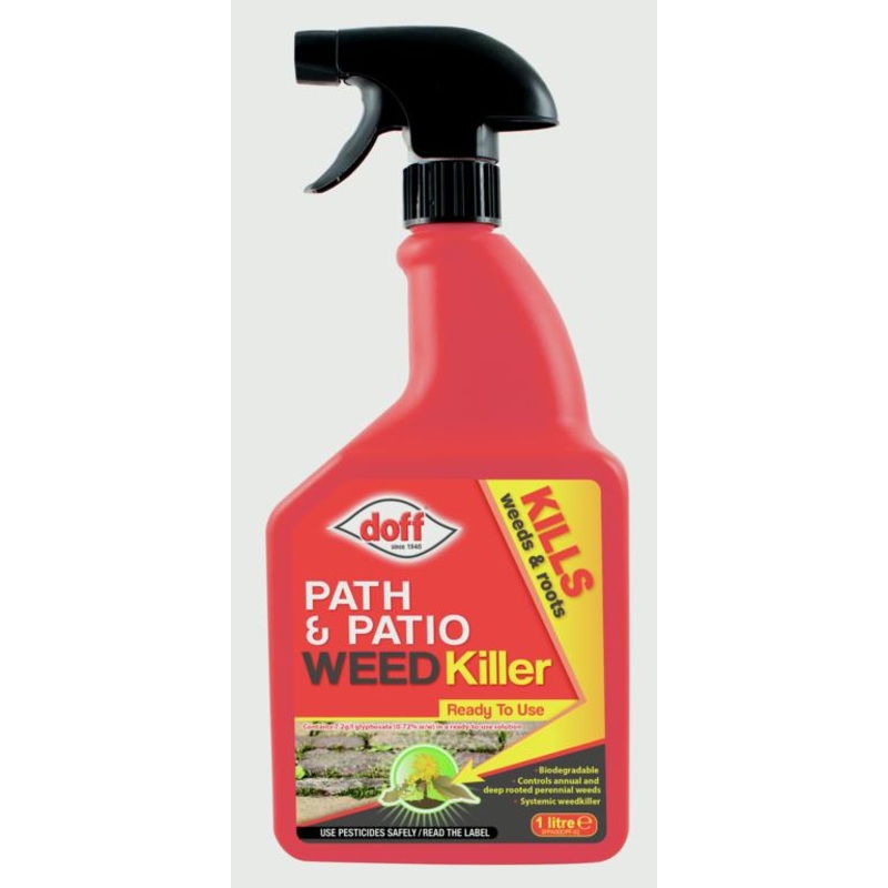 Doff ‘Knockdown’ Systemic Path & Patio Weedkiller – 1L