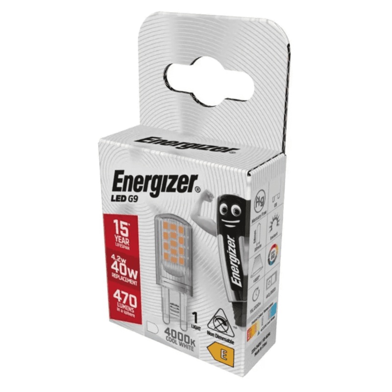 Energizer LED G9 470lm 4000k Cool White – 4.2w