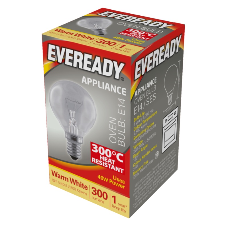 Eveready Oven Lamp Pack 10 – 40W SES
