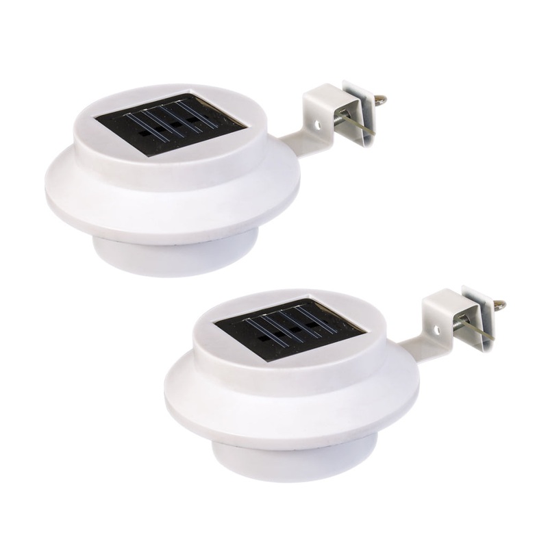 GardenKraft Solar LED Gutter Lights – Pack 2