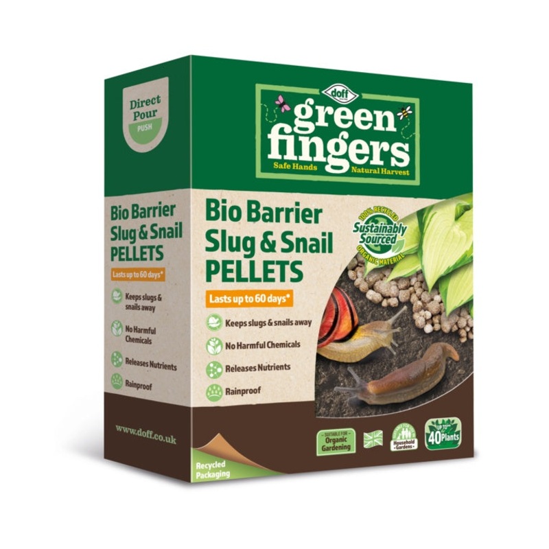 GREEN FINGERS Bio Barrier Slug & Snail Pellets – 500g