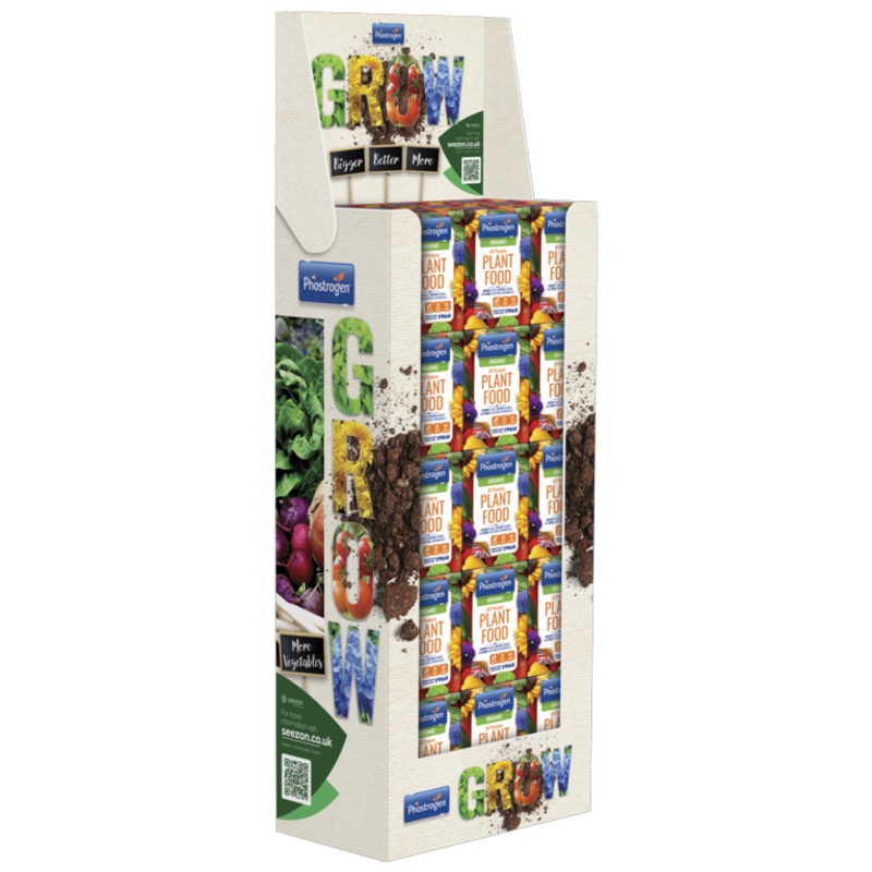 Phostrogen All Purpose Organic Plant Food – Display Unit of 48