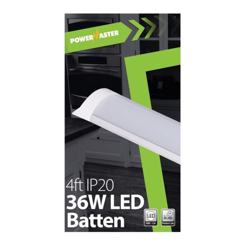 Powermaster LED IP20 Batten – 120cm 40w