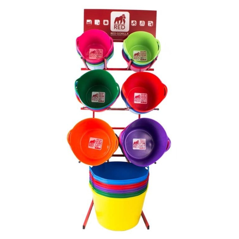 Red Gorilla Assorted Colour Tubs – Display Unit Of 100