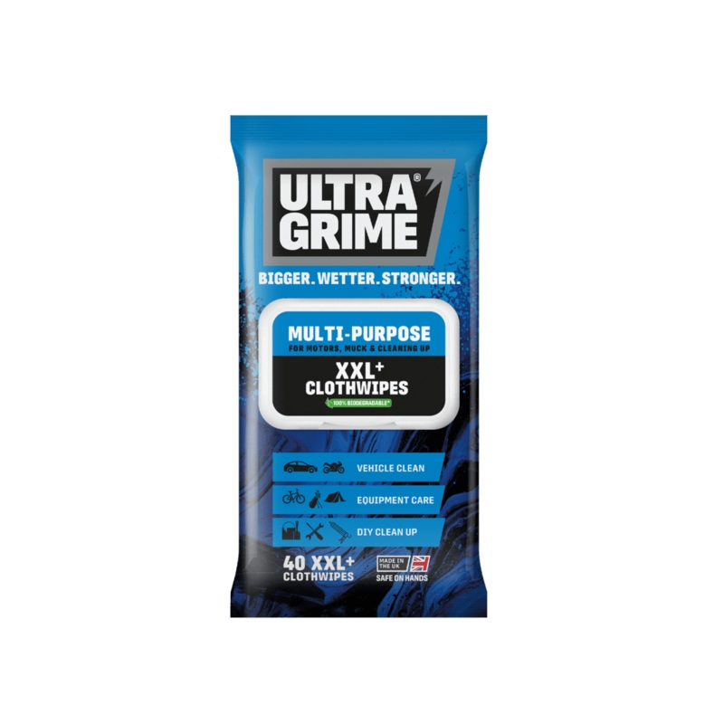 Ultragrime Life Multi Purpose Original Cloth Wipes – XXL 40 Pack