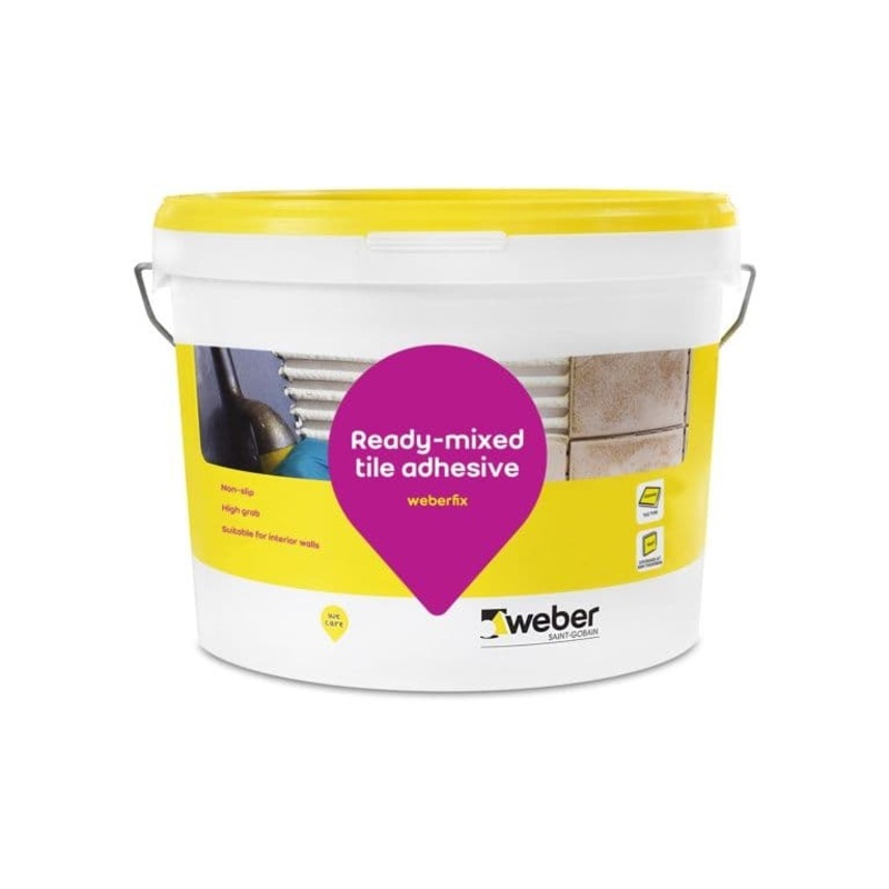 Weberfix Water Resistant Tile Adhesive Tub – 15kg
