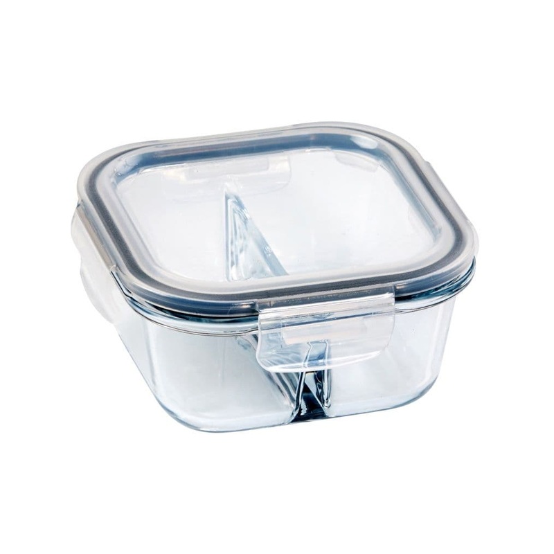 Wiltshire Square Glass Food Container – 500ml capacity