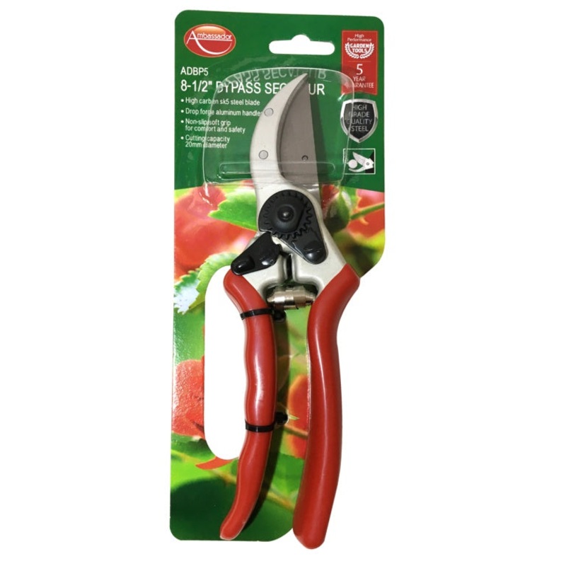Ambassador Bypass Secateur – 8-1/2