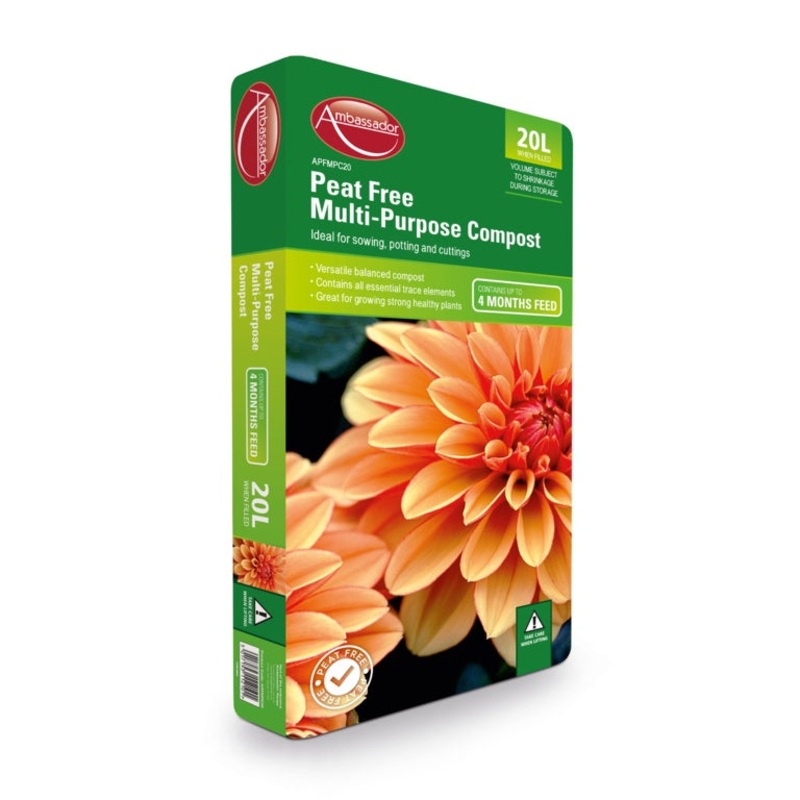 Ambassador Peat Free Multi Purpose Compost – 20L