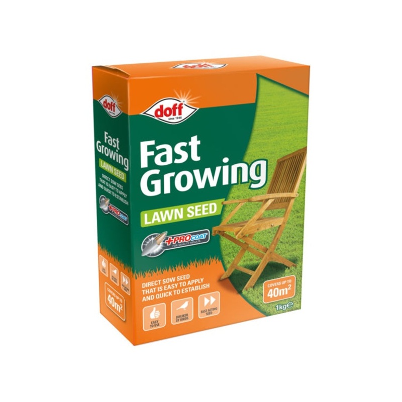 Doff Fast Acting Lawn Seed With Procoat – 1kg