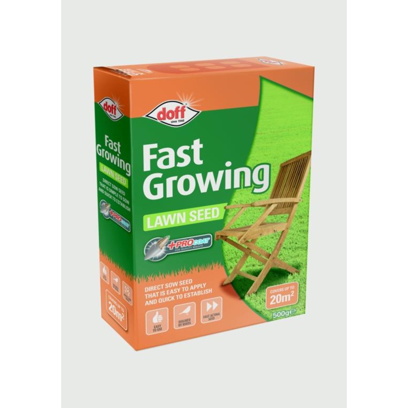Doff Fast Acting Lawn Seed With Procoat – 500g
