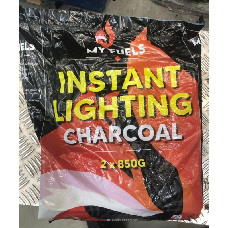 Myfuels Instant-Light Lumpwood Charcoal – 2 x 1kg bags