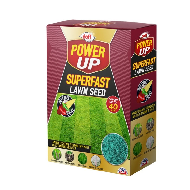 Power Up Superfast Lawn Seed With Nitro Coat – 1kg