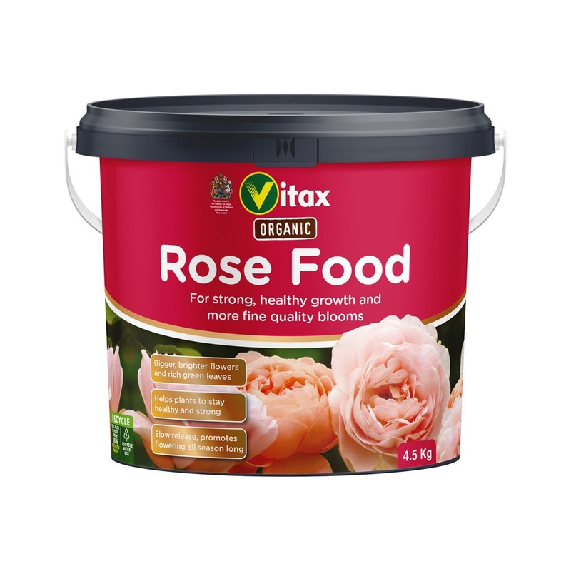 Vitax Organic Rose Food – 4.5kg Tub