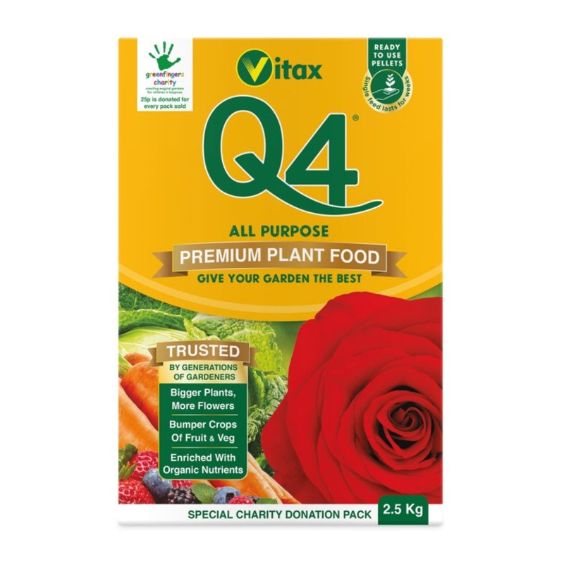 Vitax Q4 Fertiliser Pelleted – 2.5kg