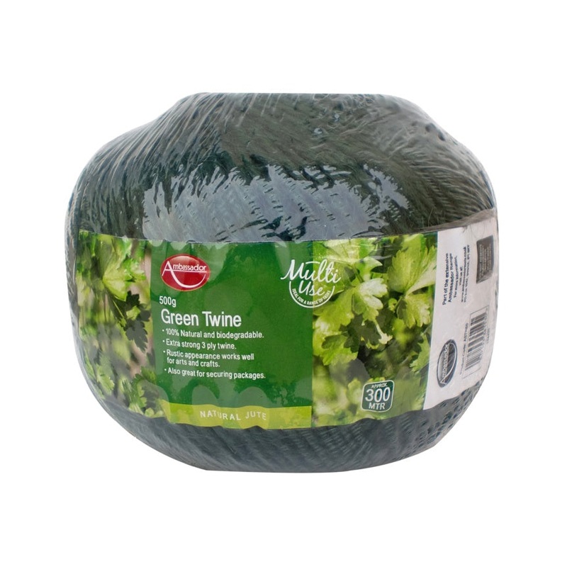 Ambassador Green Jute Twine Ball – 200g/125m