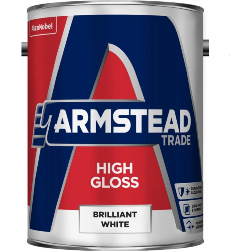 Armstead Trade High Gloss 5L – Brilliant White