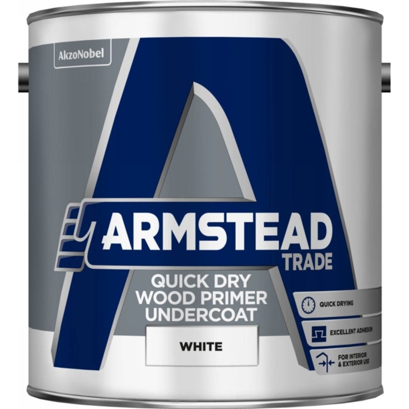 Armstead Trade Quick Dry Wood Primer Undercoat – 2.5L