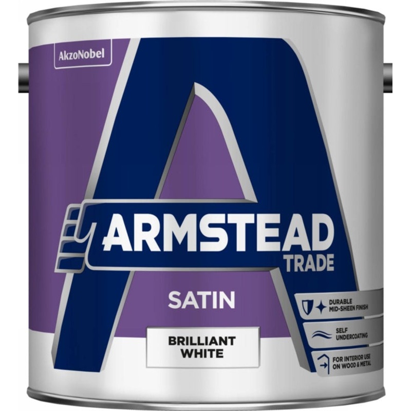 Armstead Trade Satin Brilliant White – 2.5L