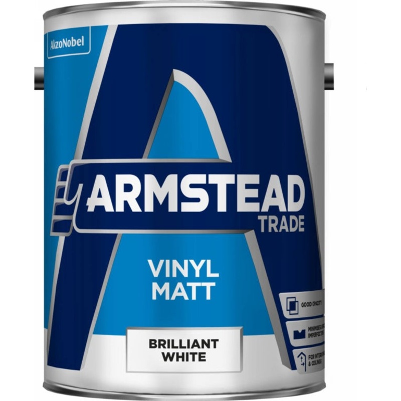 Armstead Trade Vinyl Matt 5L – Brilliant White