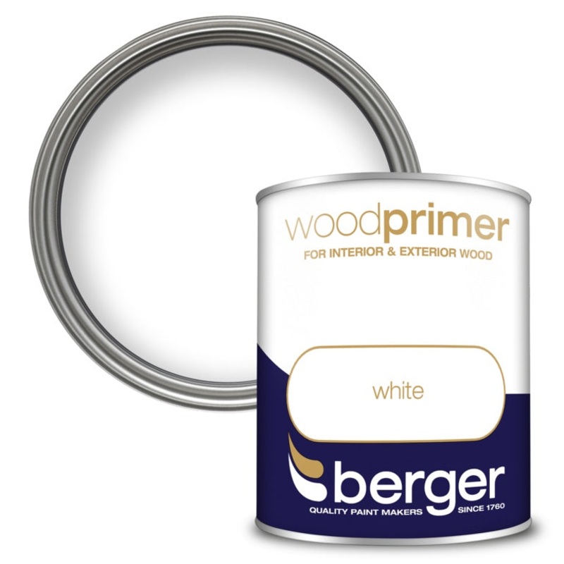 Berger Wood Primer 750ml – White
