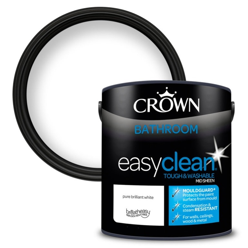 Crown Easyclean Bathroom Mid Sheen 2.5L – PBW