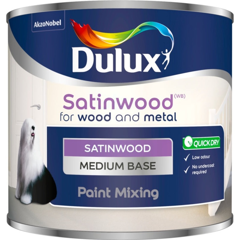 Dulux Colour Mixing 500ml – Medium Satinwood Base