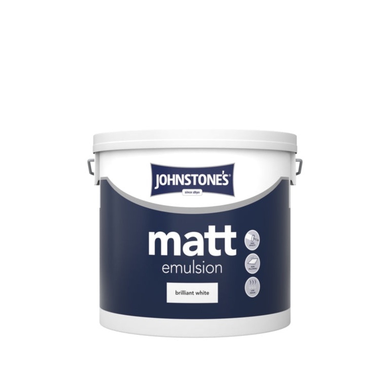 Johnstone’s Matt – Brilliant White – 5L