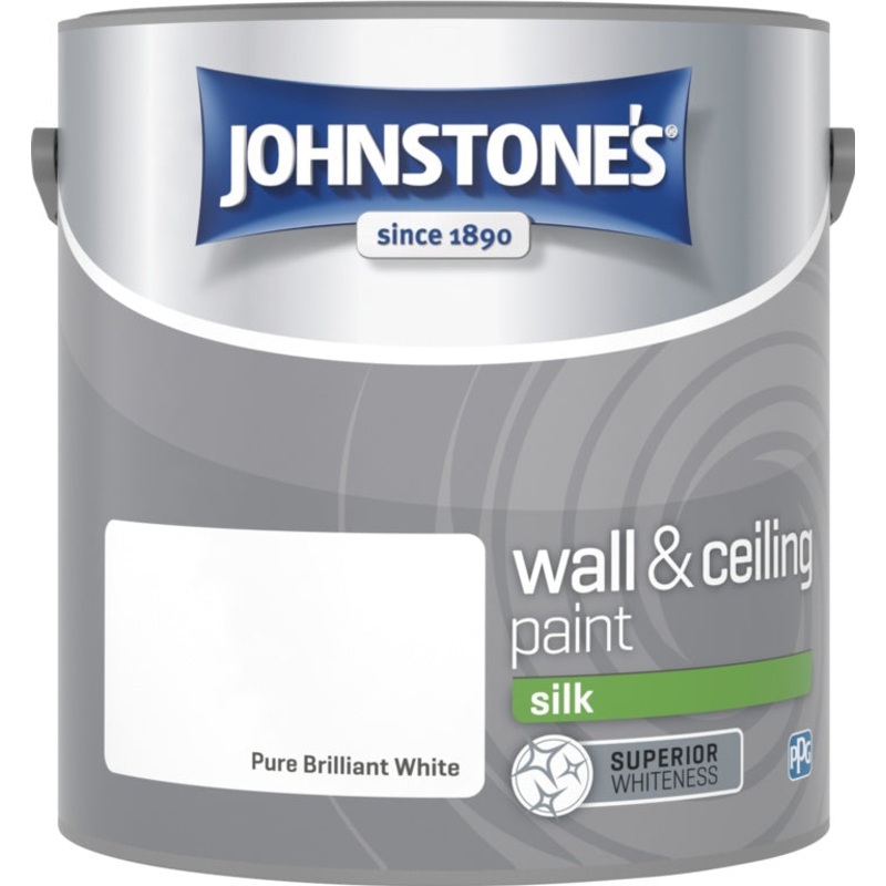 Johnstone’s Wall & Ceiling Silk 2.5L – Brilliant White