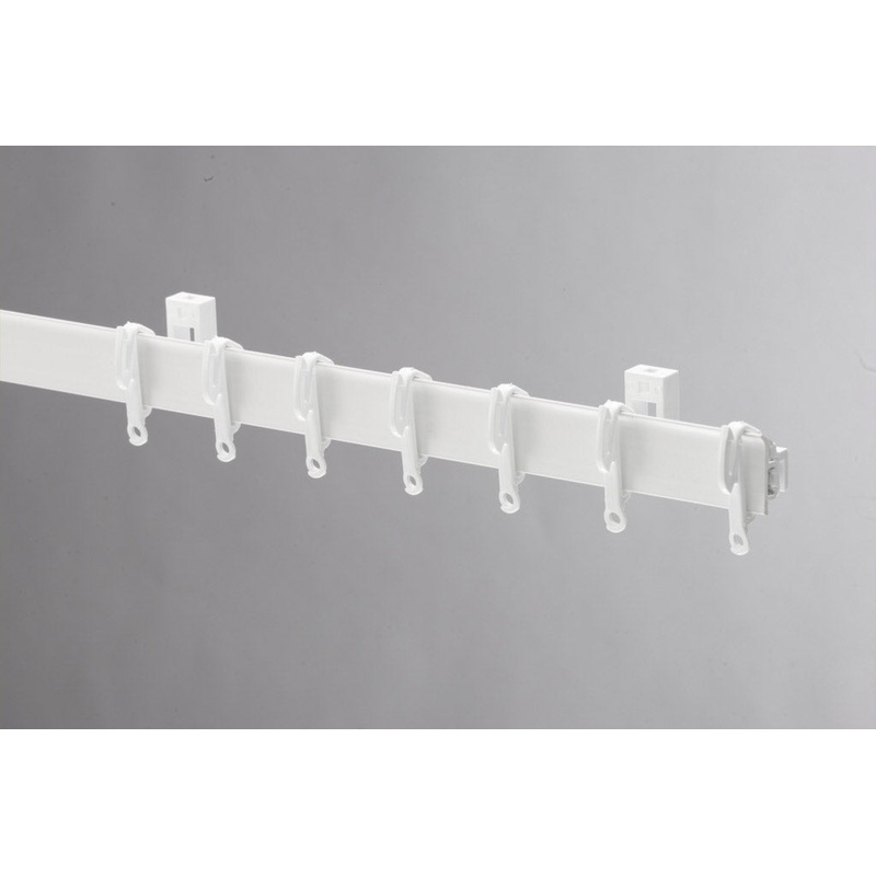 Swish Sologlyde PVC Curtain Track – 150cm White