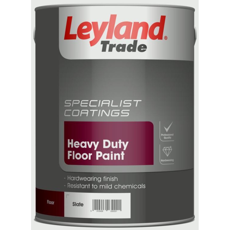 Leyland Trade Heavy Duty Floor Paint 2.5L – Slate