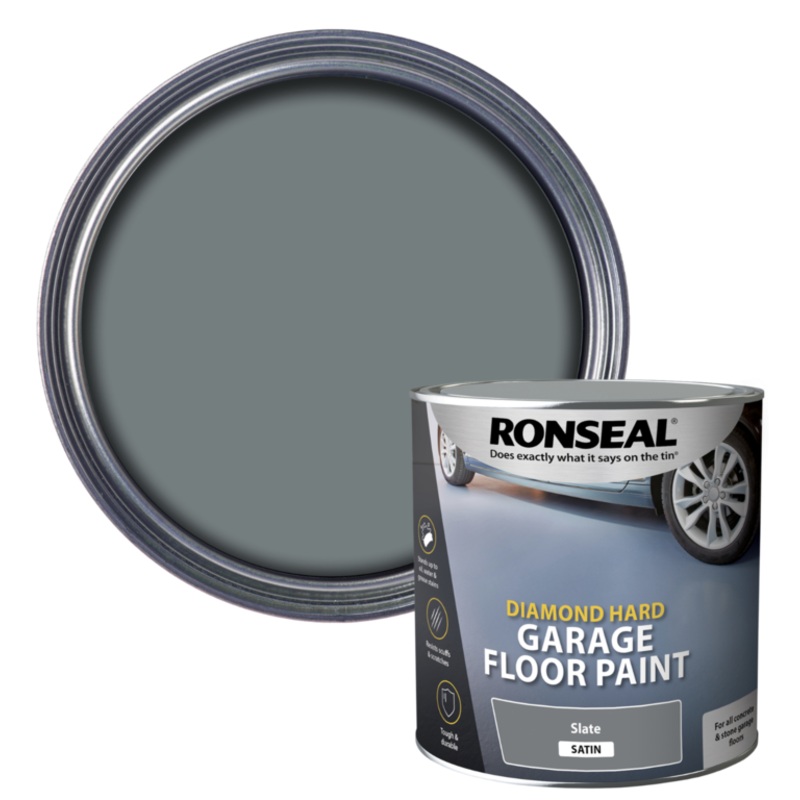 Ronseal Diamond Hard Garage Floor Paint 2.5L – Slate