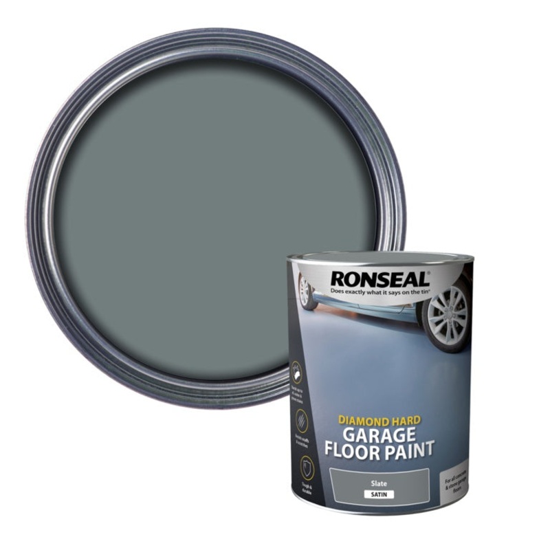 Ronseal Diamond Hard Garage Floor Paint 5L – Slate