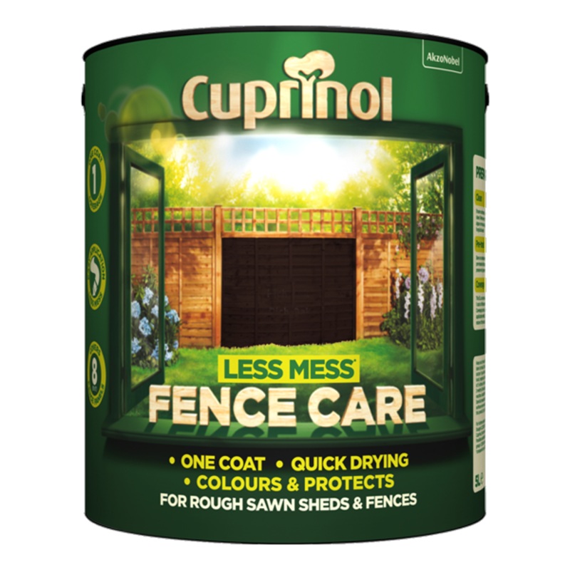 Cuprinol Less Mess Fence Care 6L – Black