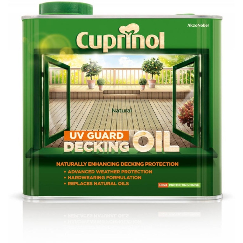 Cuprinol UV Guard Decking Oil – 2.5L Natural