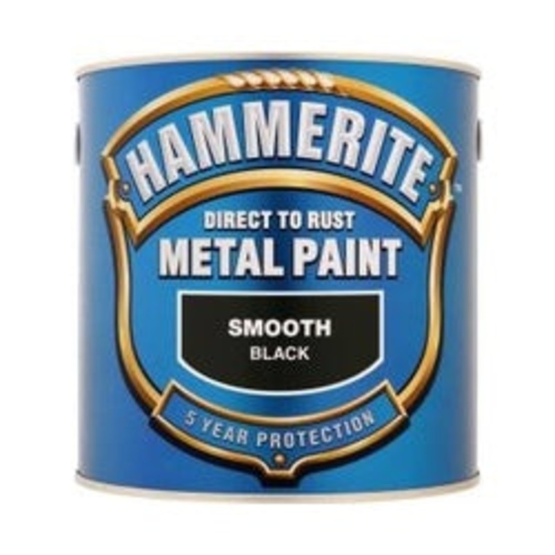 Hammerite Metal Paint Smooth 2.5L – Black