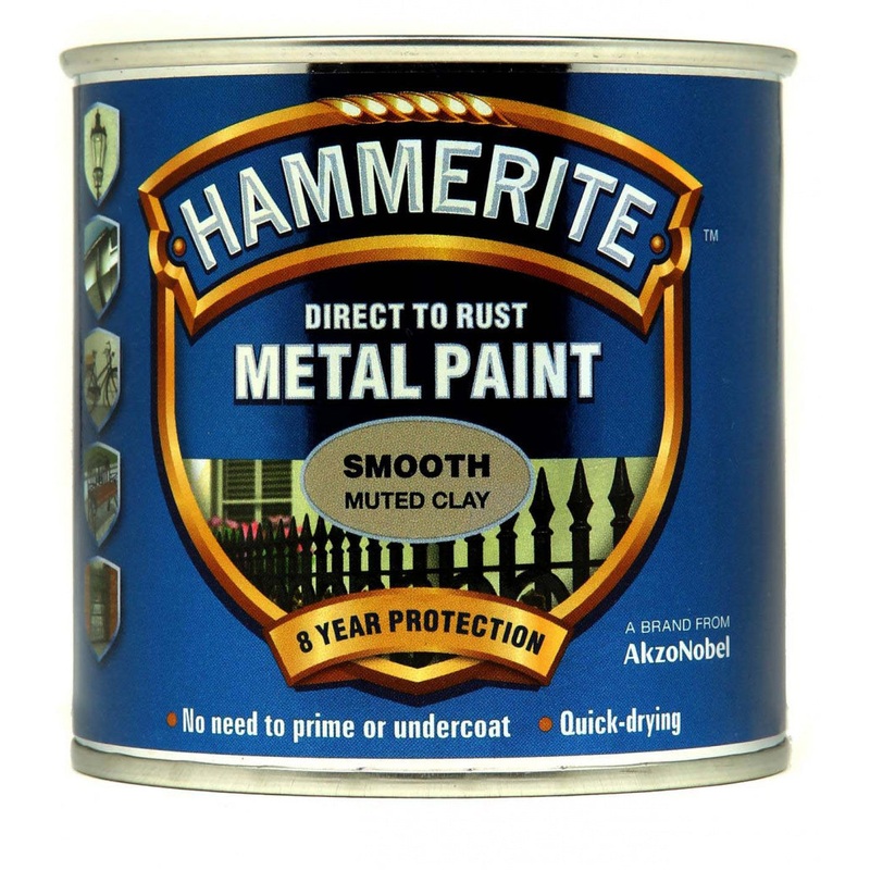 Hammerite Metal Paint Smooth 250ml – Muted Clay