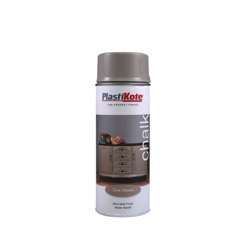 PlastiKote Chalk Spray Paint 400ml – Dark Hessian
