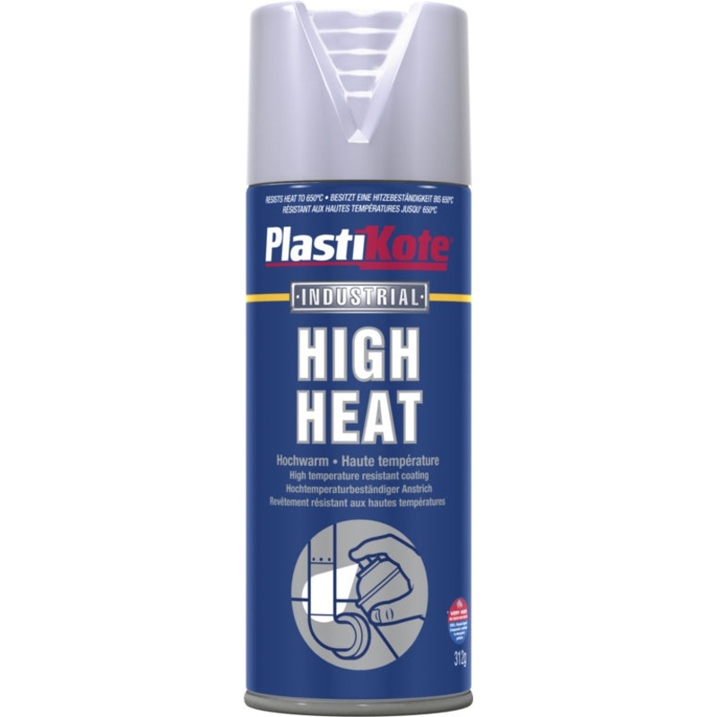 PlastiKote High Heat 400ml – Aluminium