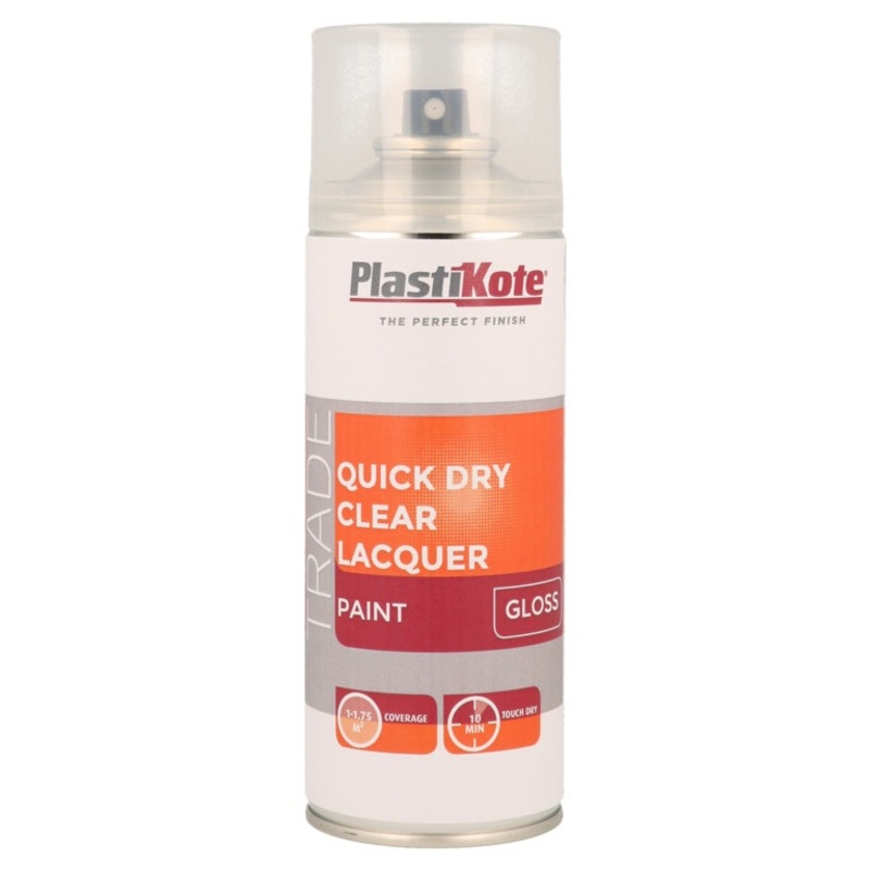 PlastiKote Quick Dry Clear Lacquer 400ml – Gloss