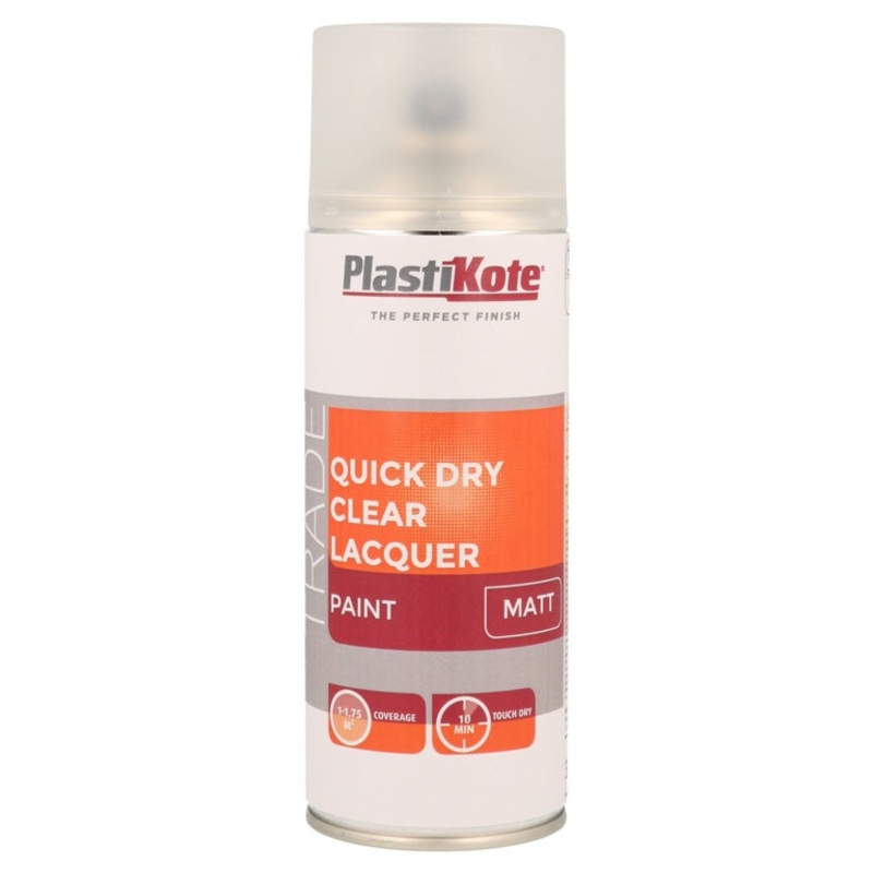 PlastiKote Quick Dry Clear Lacquer 400ml – Matt