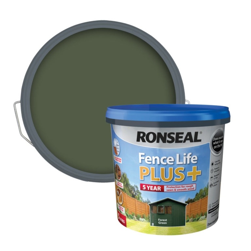 Ronseal Fence Life Plus 5L – Forest Green
