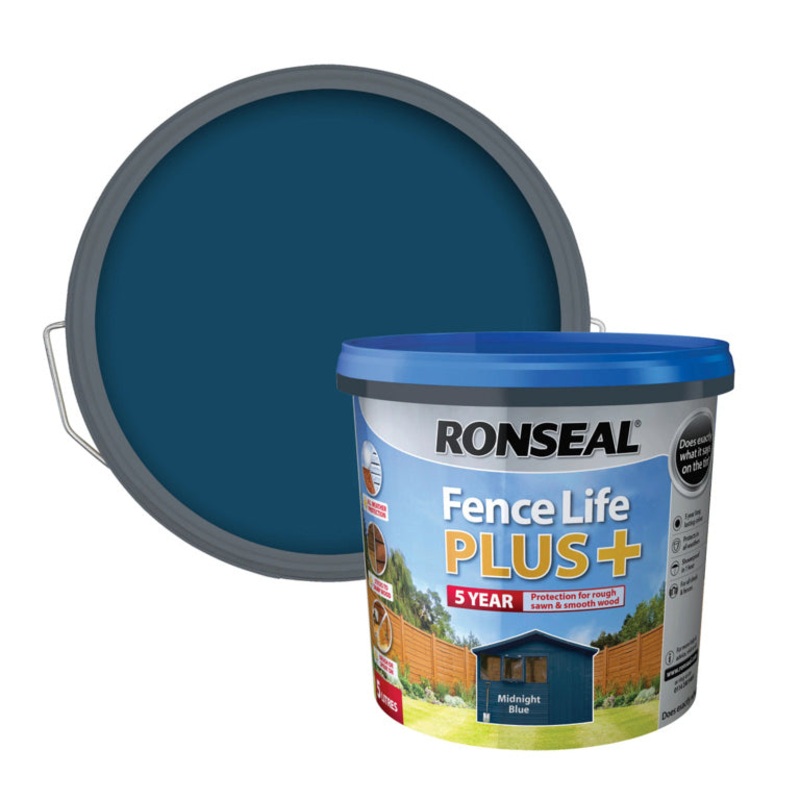 Ronseal Fence Life Plus 5L – Midnight Blue